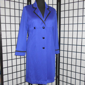 Julian Taylor Long Sleeve Blue Dress Size 14P